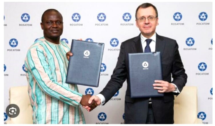 ACCORD-RUISSIE-BURKINA Burkina Faso/Energie : Une centrale nucléaire civile en perspective